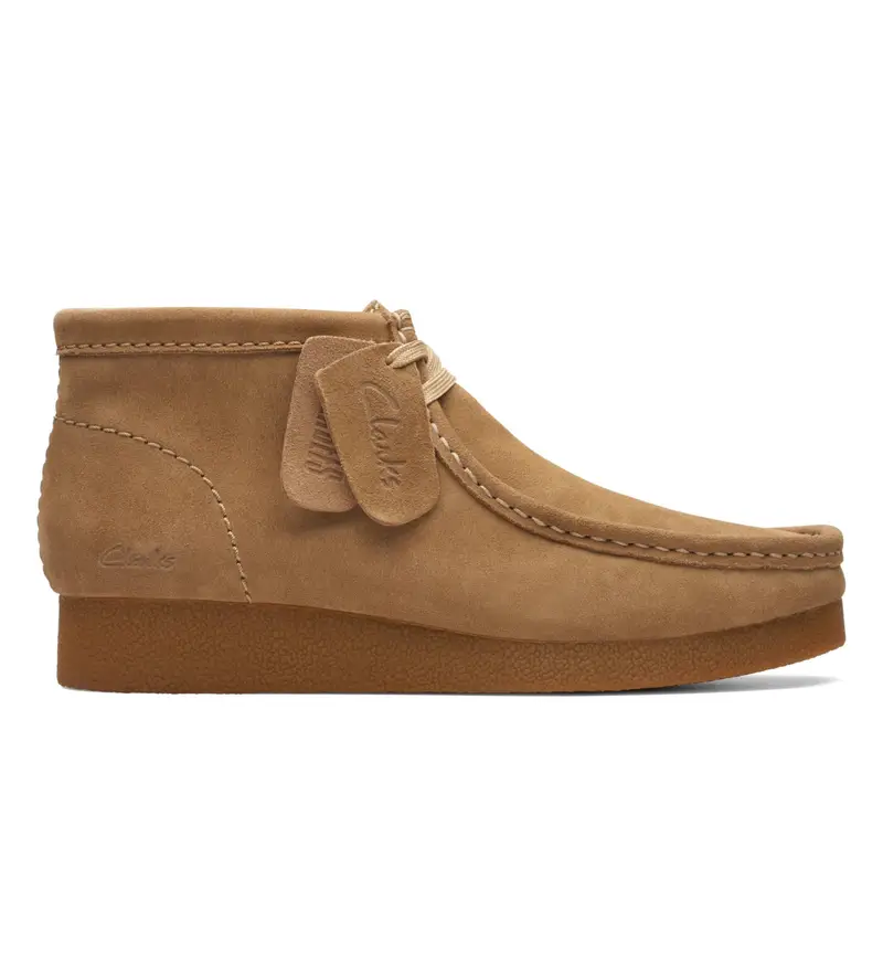 per donna 26174744 Stivaletti Wallabee in pelle marrone (36), Basso, Stringhe, Casual