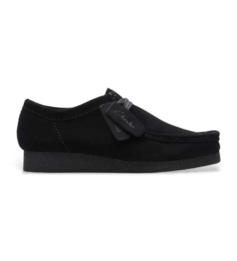 per donna 26174746 Scarpe in pelle nera Wallabeeevosh (39 5), Nero, Basso, Stringhe, Casual