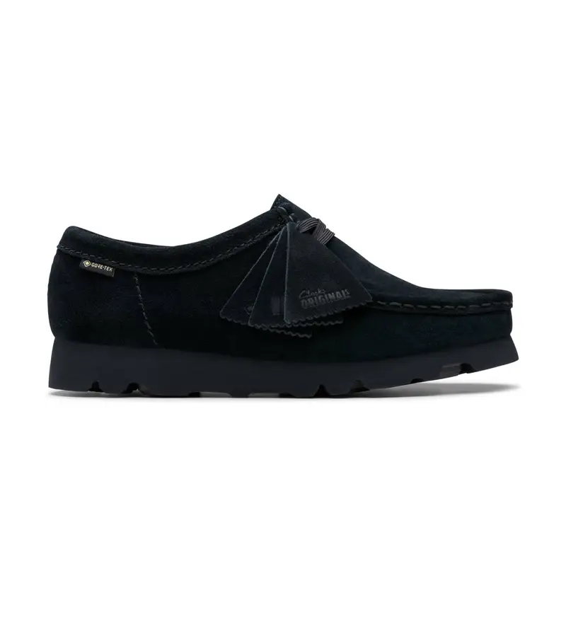 per donna. 26179258 Scarpe Wallabee.GTX in pelle nera (36), Nero, Basso, Stringhe, Casual