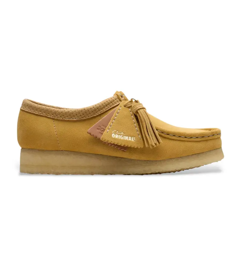 per donna. 26180169 Scarpe in pelle Wallabee gialle (36), Basso, Camoscio, Stringhe, Casual, Giallo Verde