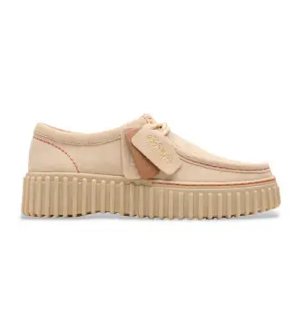 per donna 26181191 Scarpe in pelle beige Torhill Bee (36), 3 a 5cm, Camoscio, Stringhe, Casual