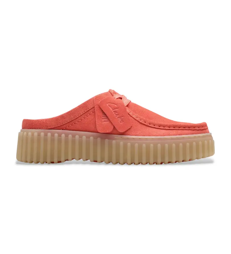 per donna 26181194 Zoccoli in pelle corallo Torhill (37), 3 a 5cm, Nessuno, Casual Marrone