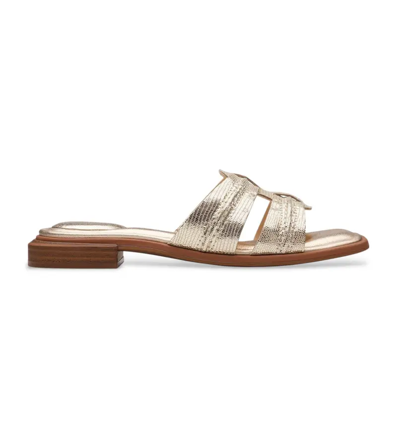 per donna. 26181236 Sandali Ariany Mule Gold (37.5), Pelle, Oro, 1 a 3 cm, Nessuno, Casual