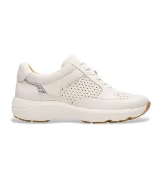 per donna 26181361 Sneakers Tivoli Walk in pelle bianco sporco (36), 3 a 5cm, Stringhe, Casual