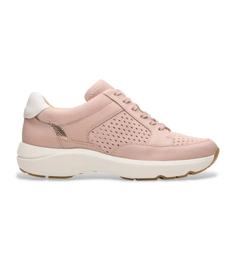 per donna. 26181465 Sneakers Tivoli Walk in pelle rosa (40), 3 a 5cm, Stringhe, Casual