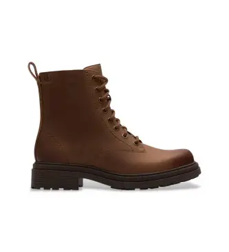 per donna 26182898 Stivaletti in pelle marrone stile Orinoco3 (36), Basso, 1 a 3 cm, Cerniera, Casual