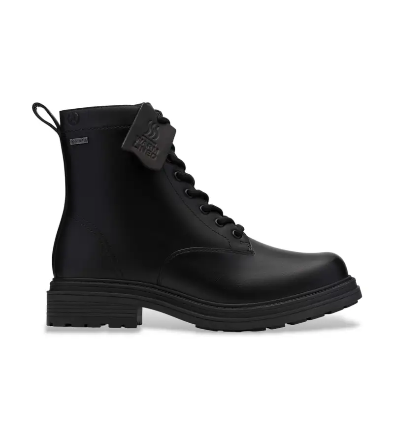 per donna. 26182905 Stivali in pelle nera Orinoco 3Sty GTX (36), Nero, Basso, 1 a 3 cm, Cerniera, Casual