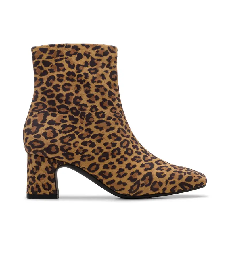 per donna. 26182937 Stivali in pelle con stampa animalier Fernie Zip (36), 3 a 5cm, Cerniera, Casual, Animal Print