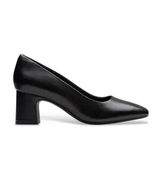per donna 26183032 Scarpe Fernie Court in pelle nera (36 5), Nero, 3 a 5cm, Nessuno, Casual, Da sera, Classico