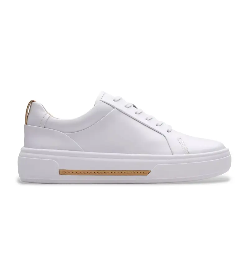 per donna. 26183050 Sneakers in pelle bianca Hollyhock Walk (37.5), Bianco, Basso, Stringhe, Casual