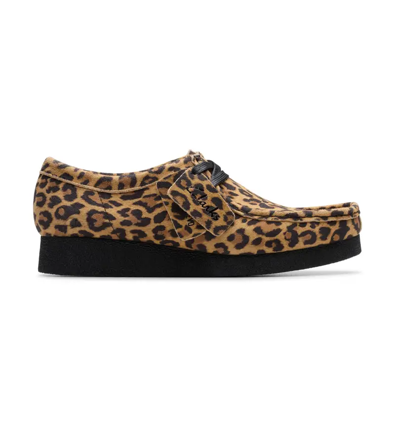 per donna 26184612 Scarpe in pelle con stampa animalier WallabeeEVOS (37 5), Basso, Stringhe, Casual, Animal Print