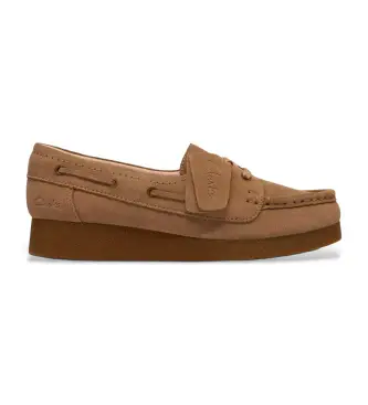 per donna 26186339 Mocassini Polden Moc in pelle scamosciata marrone (41), Basso, Camoscio, Stringhe, Casual