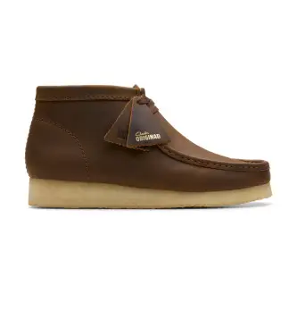 per uomo 26155513 Stivaletti Wallabee in pelle marrone (39 5), Basso, Stringhe, Casual