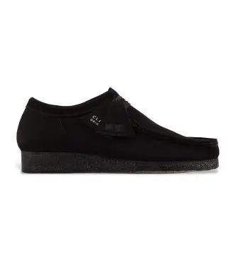 per uomo 26155519 Scarpe Wallabee in pelle nera (41 5), Nero, Basso, Camoscio, Stringhe, Casual Naturale