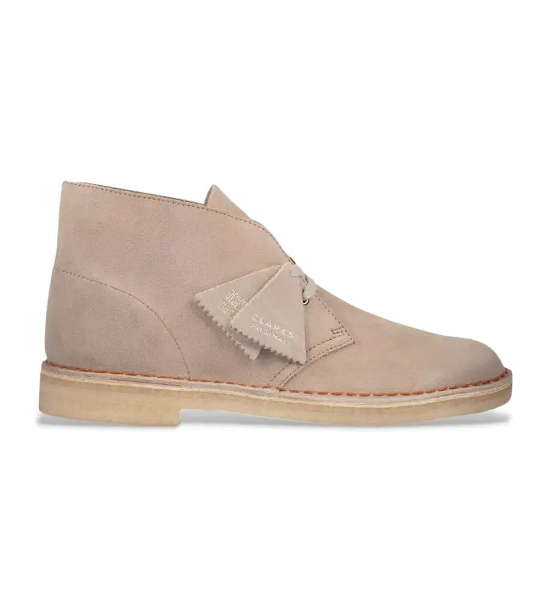 per uomo 26155527 Stivaletti in pelle beige Desert (40), Basso, Camoscio, Stringhe, Casual