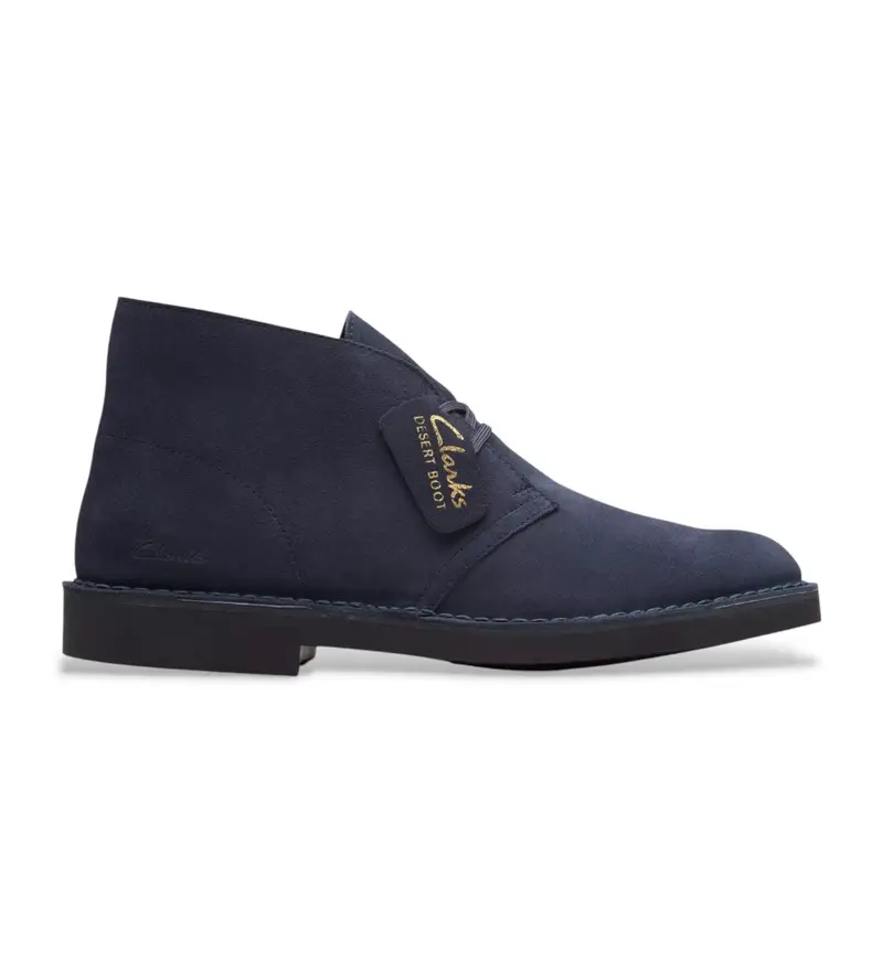 per uomo 26168085 Stivali Desert Bt Evo blu navy (40), Basso, Camoscio, Stringhe, Casual