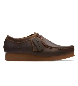 per uomo 26172819 Scarpe in pelle Wallabee EVO marroni (39 5), Marrone, Basso, Stringhe, Casual Naturale