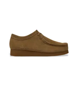 per uomo 26172821 Scarpe in pelle marrone Wallabeeevo (44), Basso, Camoscio, Stringhe, Casual, Classico