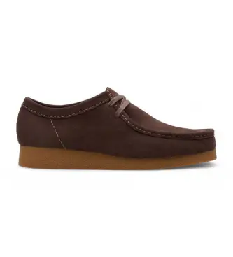 per uomo 26178279 Scarpe in pelle marrone WallabeeEVO (41 5), Basso, Camoscio, Stringhe, Casual Marrone scuro