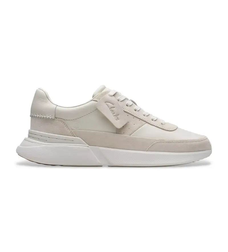 per uomo. 26179691 Sneakers Craft Pace in pelle bianca (40), Bianco, Basso, Stringhe, Casual