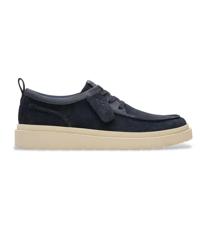 per uomo 26180866 Scarpe Polden Moc in pelle blu navy (39 5), Basso, Camoscio, Stringhe, Casual