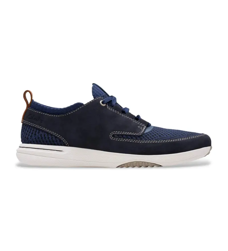 per uomo 26181630 Sneakers in pelle blu navy Easeway Sport (41), Basso, Camoscio, Stringhe, Casual