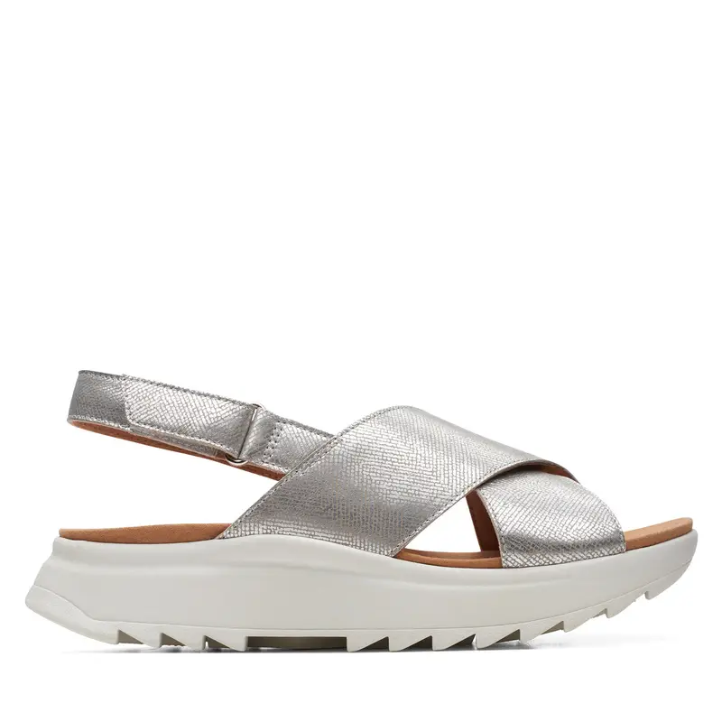 Sandali Clarks DashLite Wish 26171951 Argento