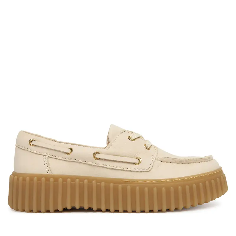 Scarpe basse Clarks Torhill Boat 26186302 Écru Crema