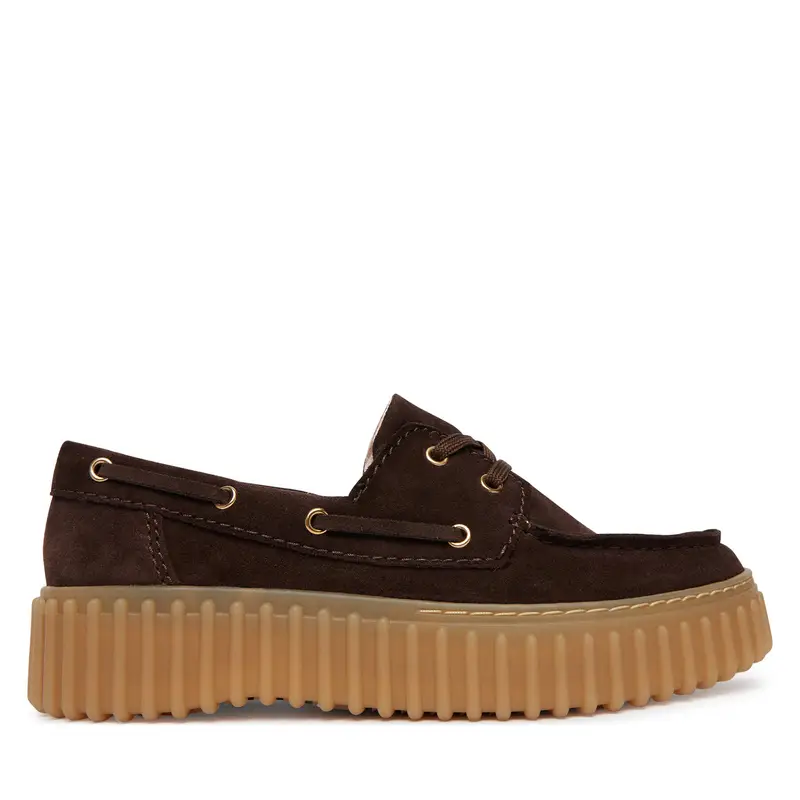 Scarpe basse Clarks Torhill Boat 26186647 Marrone