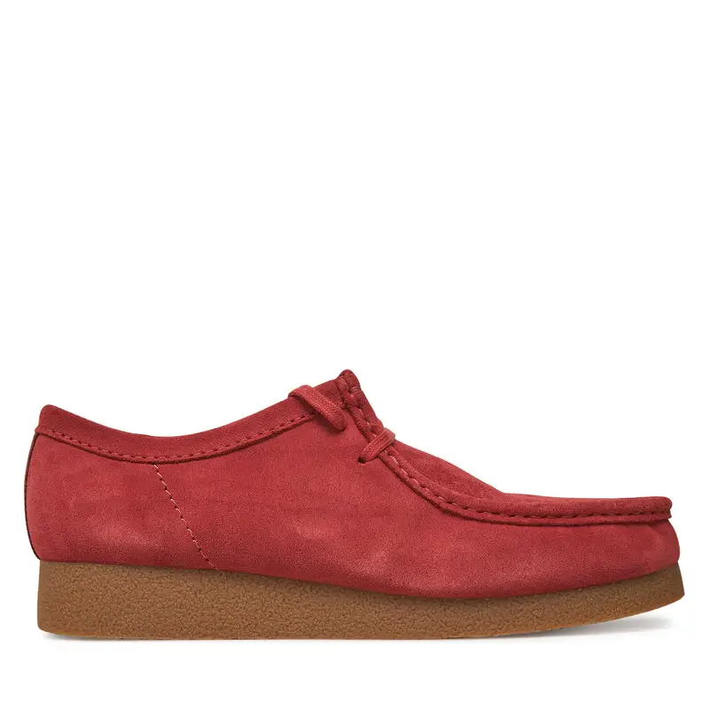 Scarpe basse Clarks Wallabee 26180921 Rosso