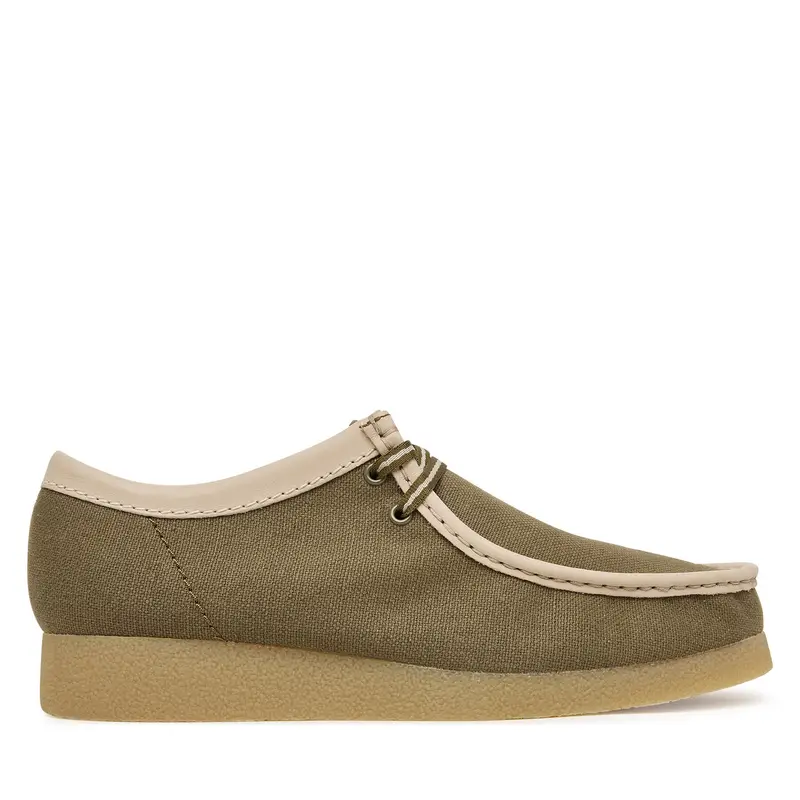 Scarpe basse Clarks Wallabee EVO 26186172 Verde