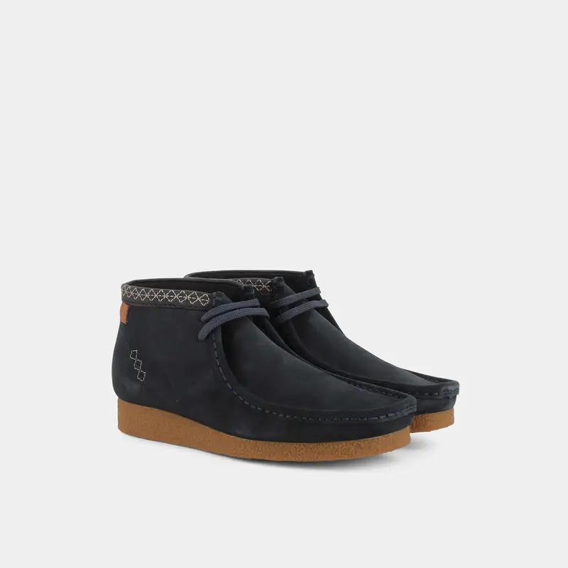 Clarks Scarponcini Uomo Blu 2964061 miniatura 2
