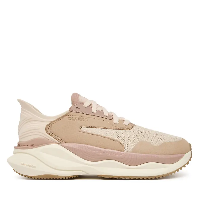 Clarks Sneakers Pace beige da Donna