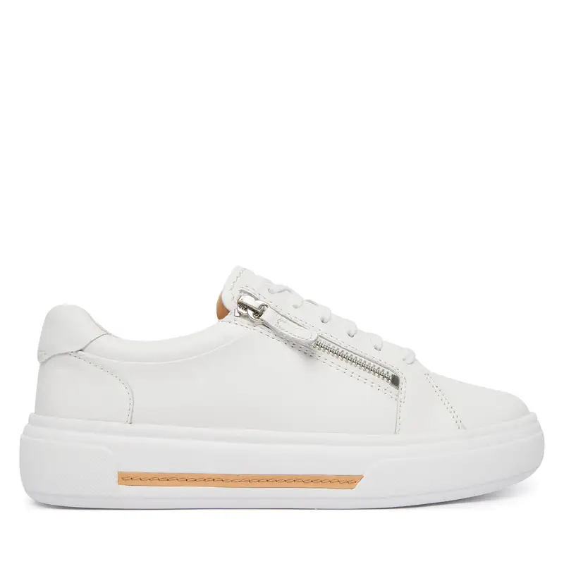 Sneakers Clarks Hollyrose Zip 26185917 Bianco