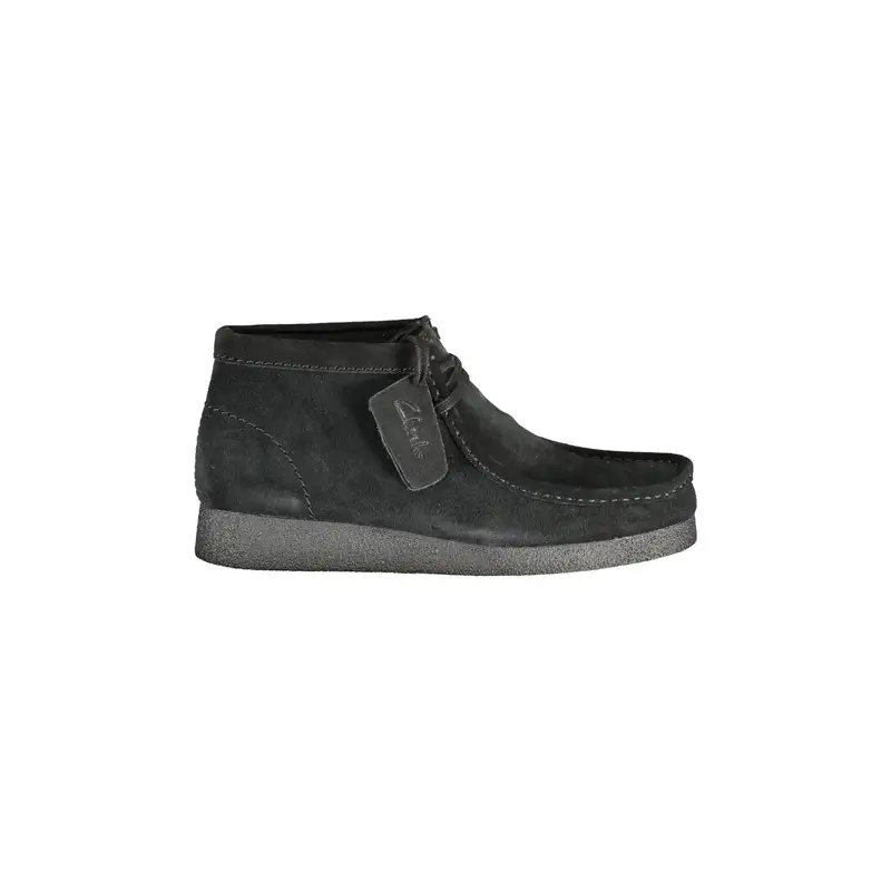 Clarks Sneakers Uomo Nero in Pelle Scamosciata con Logo