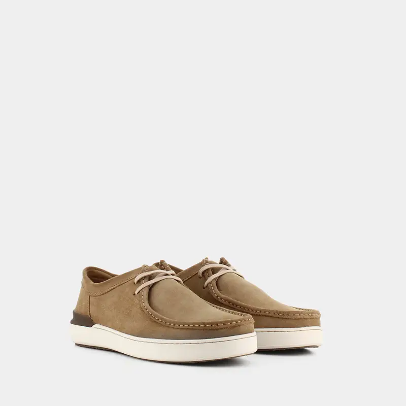 Stringate Clarks da Uomo, beige miniatura 2