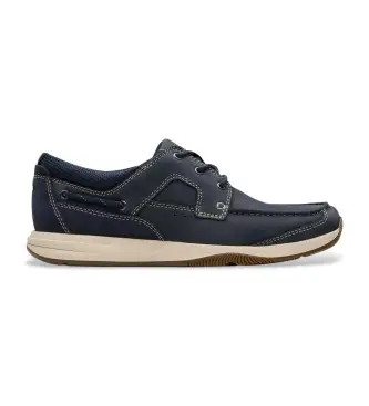 unisex 26176972 Scarpe da barca in pelle blu navy Sailview Lace (45), Basso, Stringhe, Casual