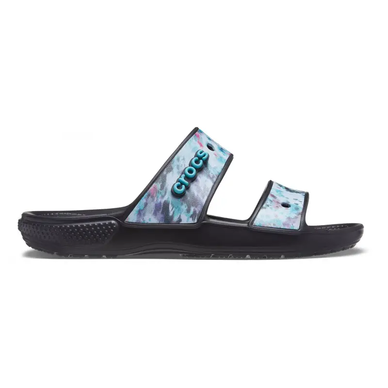 Classic crocs tie dye graphic sandal