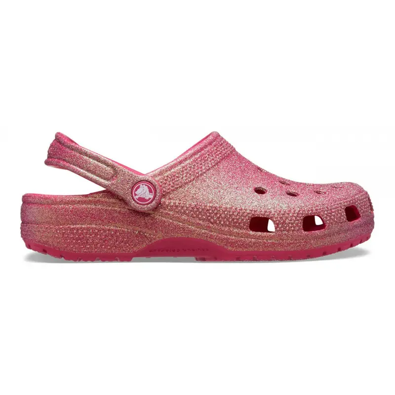 Classic iridescent glitter clog w