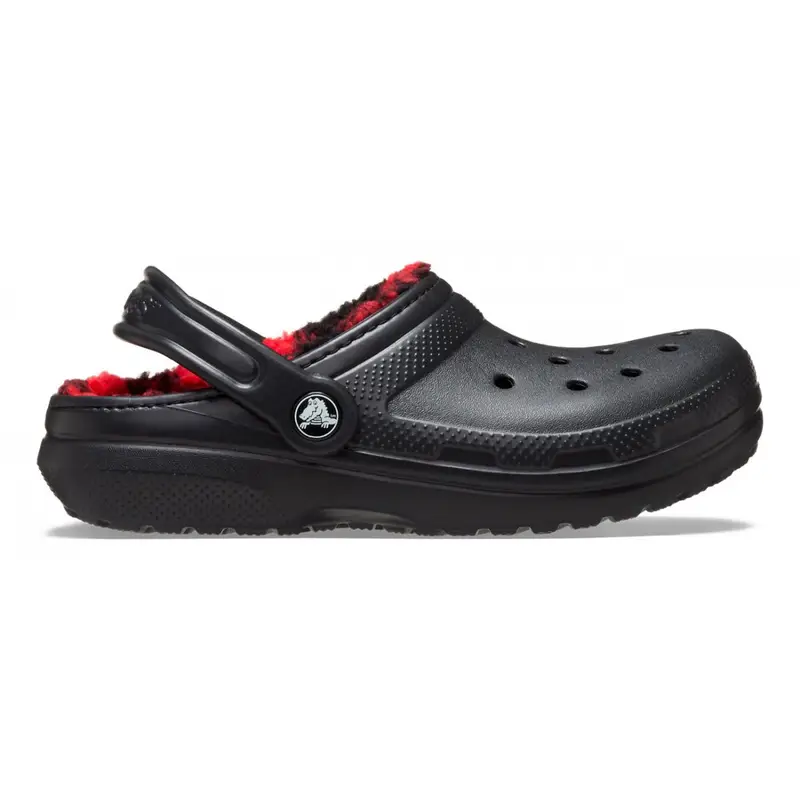 Classic lined buff check clog kid