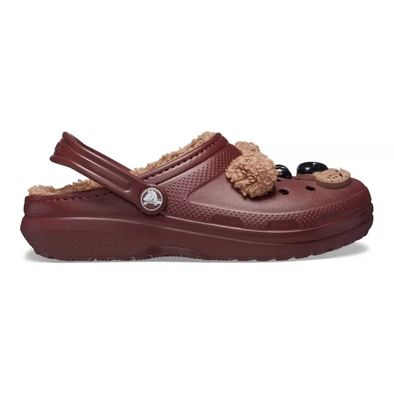 Classic lined iam brown bear clog toddler