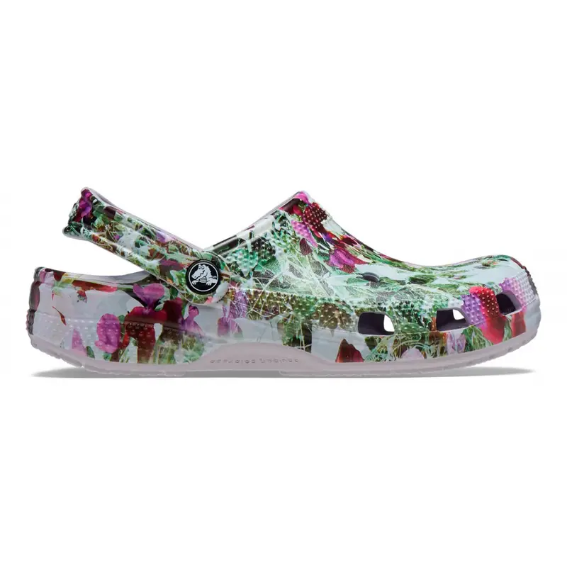 Classic photoreal floral clog