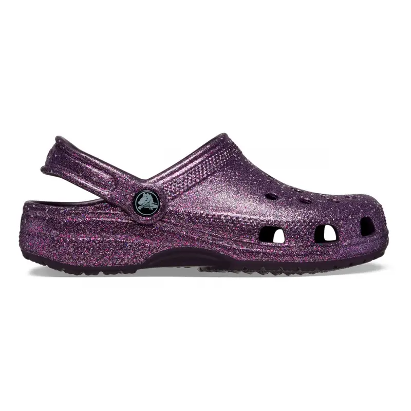 Classic space glitter clog toddler