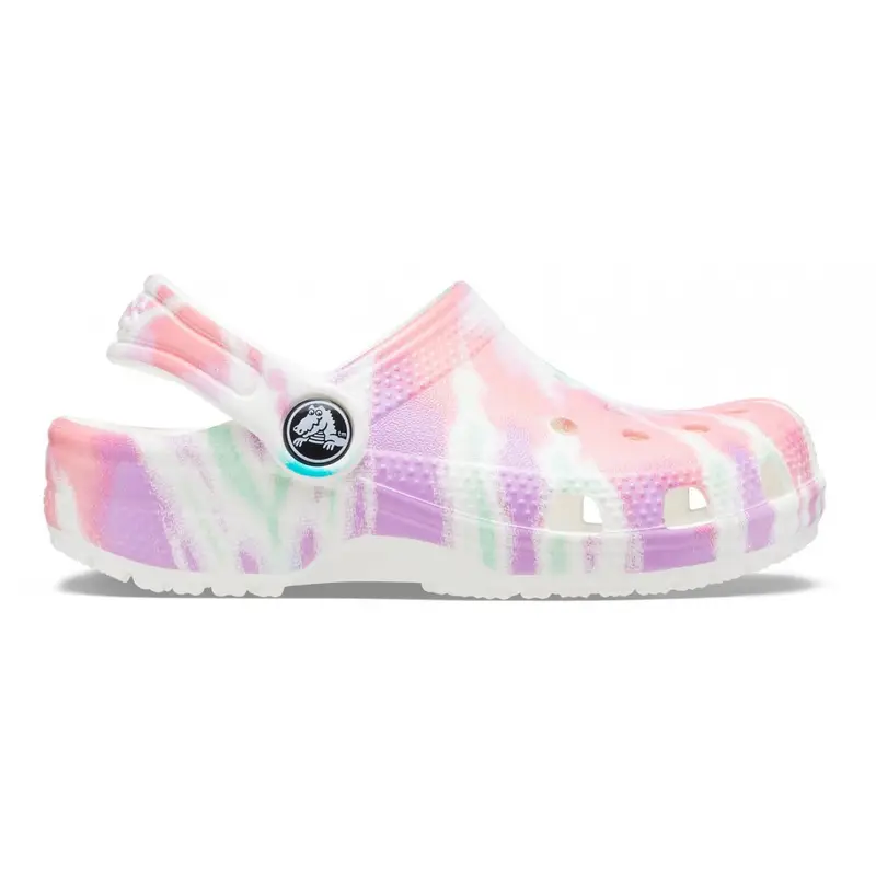 Classic tie dye graphic clog k