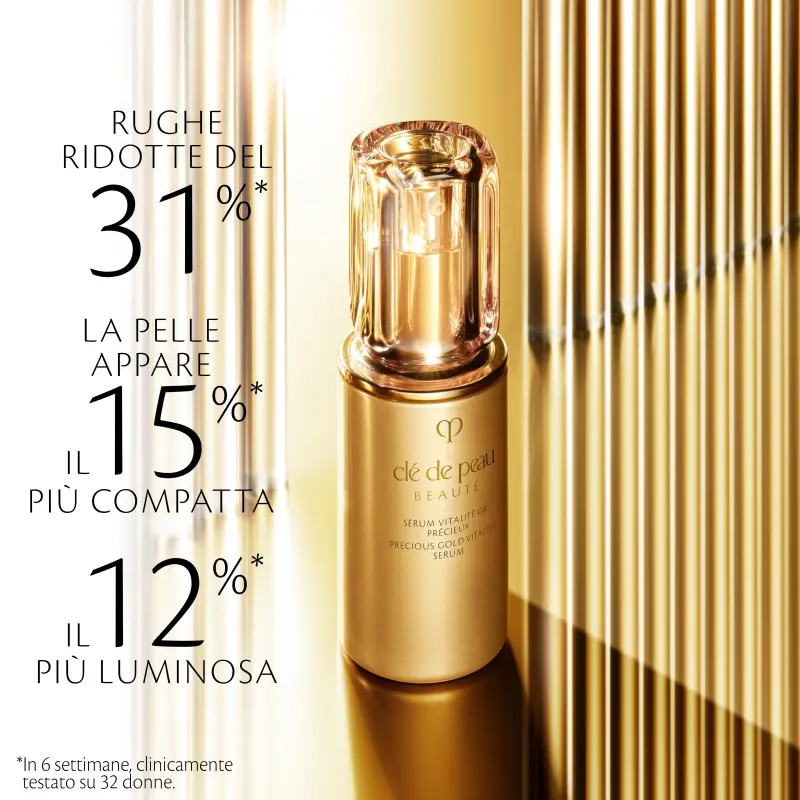 Gold Precious Gold Vitality Serum - Trattamento antietà pelli mature, Siero antirughe miniatura 4