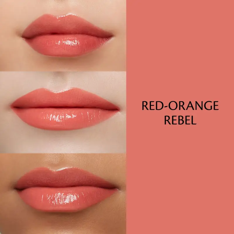 Labbra Lipstick Shine 214 Red-Orange Rebel - Rossetti miniatura 3