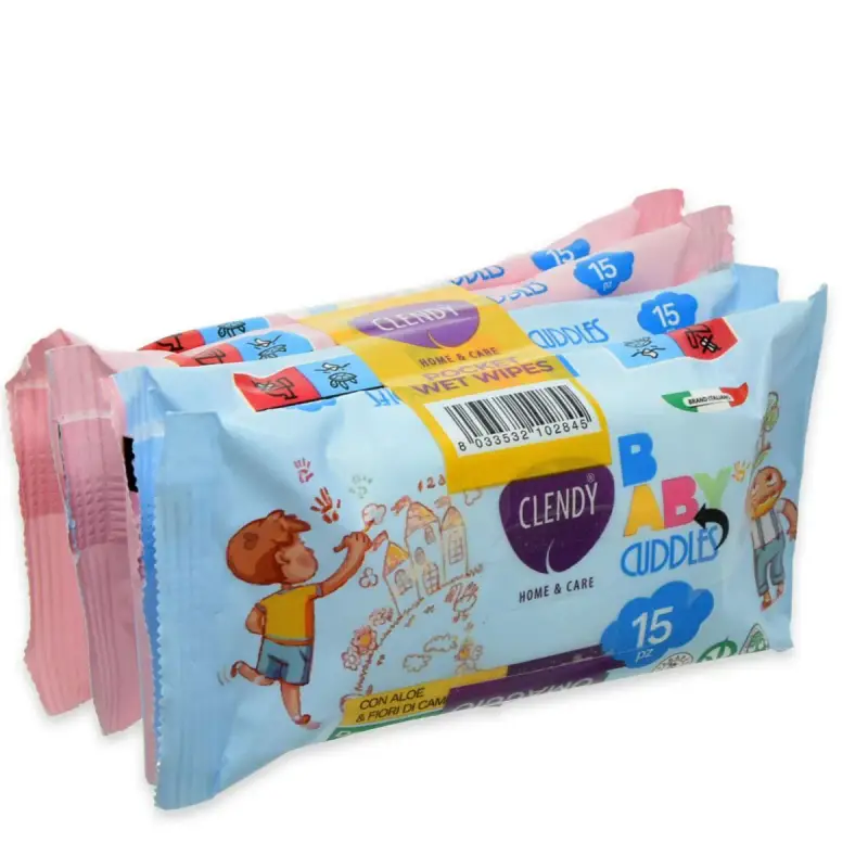 salviette imb. baby cuddles set 4 pz