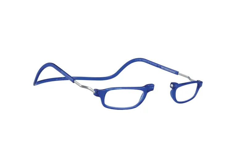 Unisex CliC Base Occhiali da lettura Acetato Havana Squadrata miniatura 3