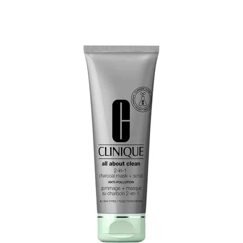 Clinique All About Clean Charcoal Mask + Scrub - Maschera al Carbone + Scrub 100ML