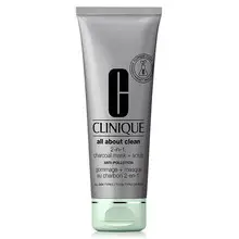 All About Clean Maschera al carbone 2 in 1 + Scrub - 100 ml
